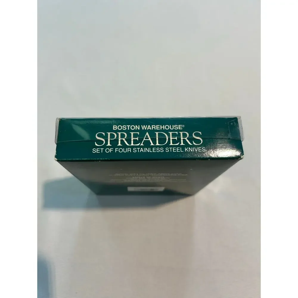 Boston Warehouse Spreaders Set of 4 Stainless Steel Knives NIB